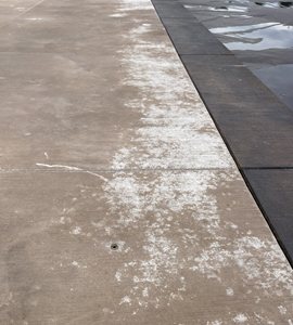 Colored Broom Finish Pool Deck, Efflorescence, Rain Damage
Site
Solomon Colors
