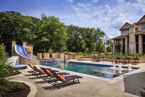 Buff Concrete Pool Deck, Luxury Swimming Pool
Site
Solomon Colors
