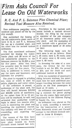 Newspaper Article
Site
Solomon Colors
