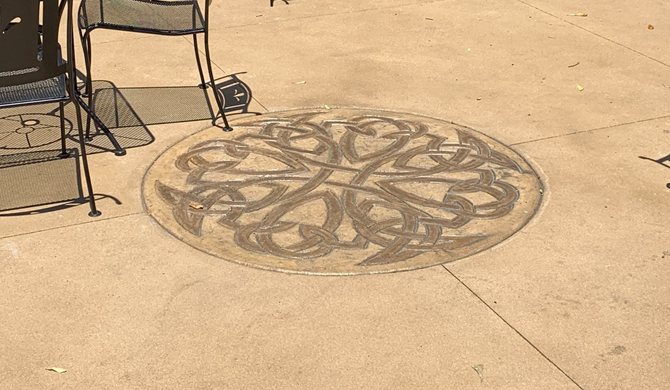 Colored Patio, Decorative Medallion
Site
Solomon Colors
